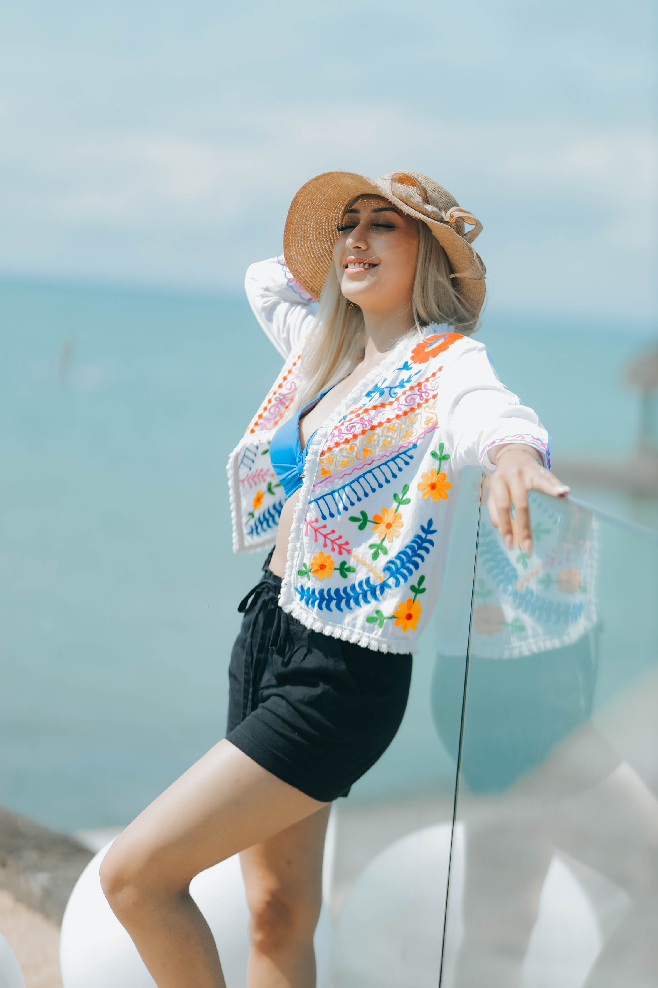 Blissful Escape Handmade Embroidery Blazer